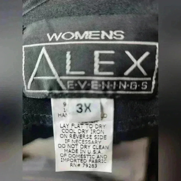 Womens Alex Evenings two piece blouse and jacket w/ shoulder pad size 3x. - Picture 3 of 5